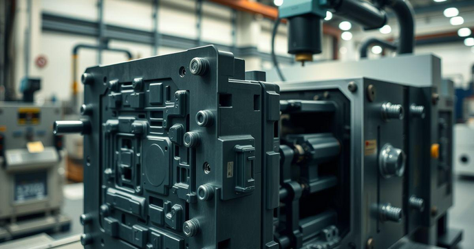 Molde para inje&ccedil;&atilde;o de pl&aacute;stico essencial para produ&ccedil;&atilde;o eficiente